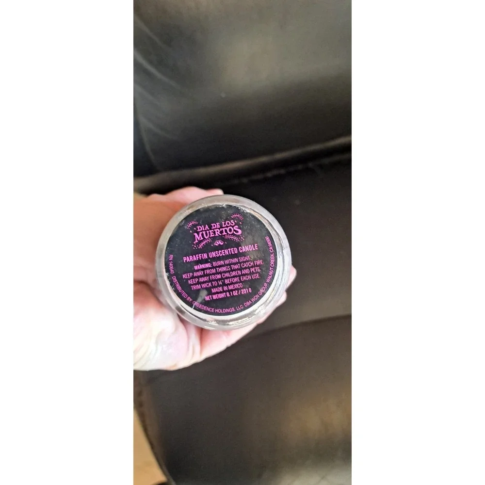 Dia De Los Muertos Paraffin Unscented Candle‎ 8